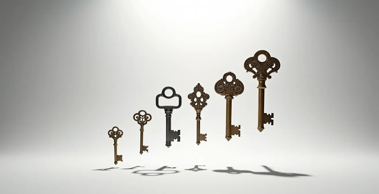 Métaphore des opportunités cachées selon les profils